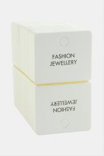 Küçük Metin Yazılı Kolye Kartı 200 Adet-Beyaz