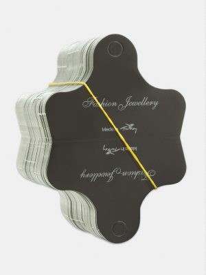 Kelebek Kolye Kartı 200 Adet-Siyah