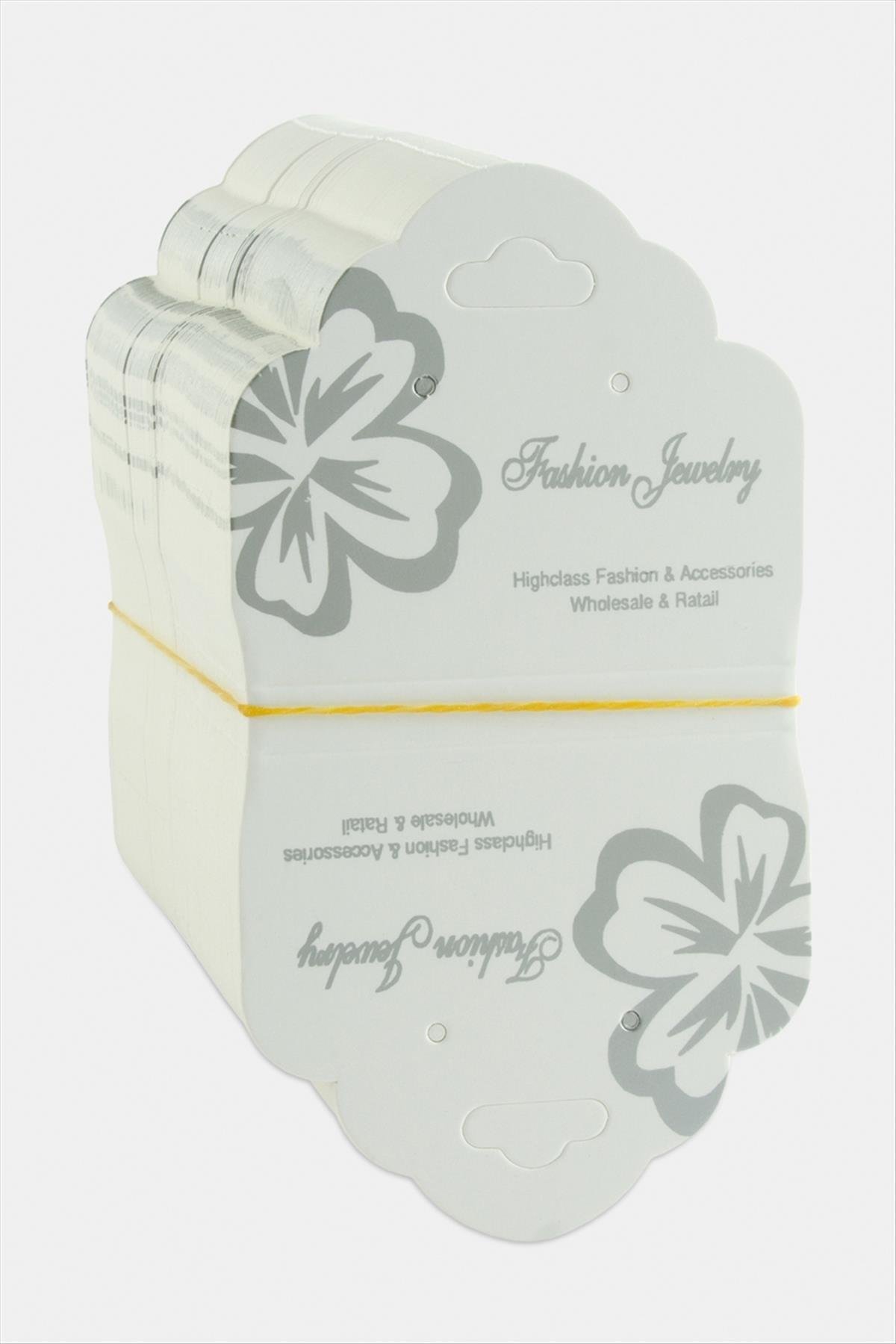 1204824_Buyuk-Cicek-Kolye-Karti-200-Adet-b447.jpg Büyük Çiçek Kolye Kartı 200 Adet-Beyaz - Görsel 1