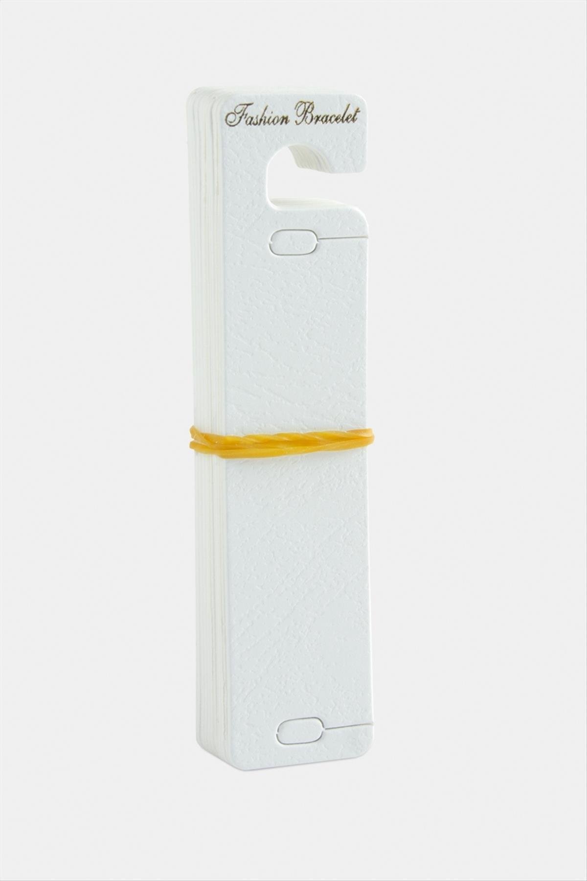 1204830_Kelepce-Lux-Dik-Kalin-Bileklik-Karti-100-5870.jpg Kelepçe Lüx Dik Kalın Bileklik Kartı 100 Adet-Beyaz - Görsel 1