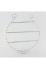 Oval Figürlü Küpe Standı-Siyah