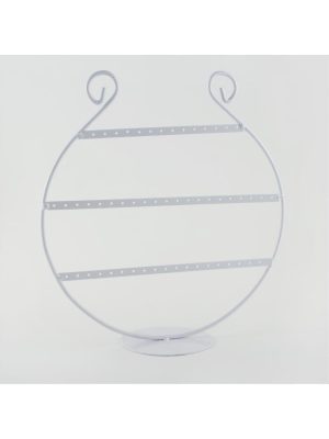 Oval Figürlü Küpe Standı-Siyah