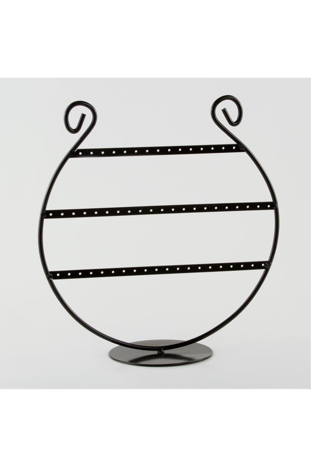 1204874_Oval-Figurlu-Kupe-Standi-87ef.jpg Oval Figürlü Küpe Standı-Siyah - Görsel 2