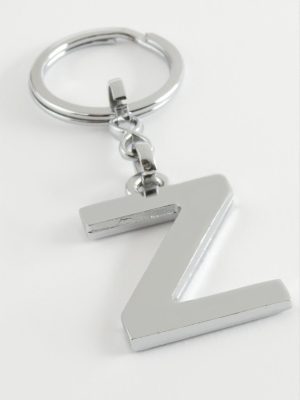 Metal Harf Anahtarlık-Z