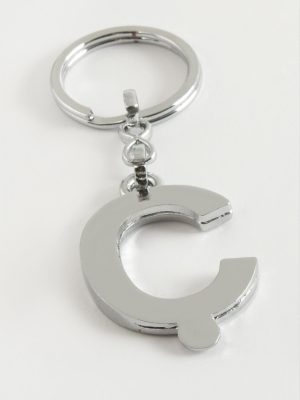 Metal Harf Anahtarlık-Ç