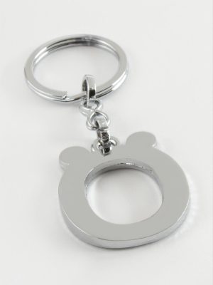 Metal Harf Anahtarlık-Ö