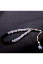 Onix Kuvars Doğaltaş Tesbih 8 mm-Siyah