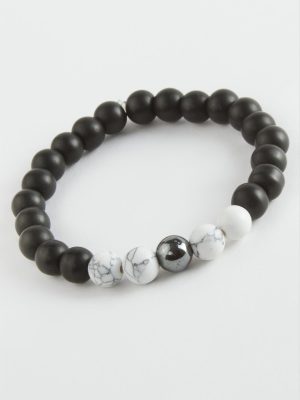 Ceyt Onix Doğaltaş Bileklik-Siyah