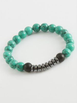 Hematit Ceyt Doğaltaş Bileklik-Antrasit