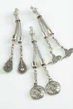 Karışık Tesbih Püskülü 1 Adet-Gümüş Rengi - Görsel 4