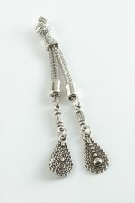 Karışık Tesbih Püskülü 1 Adet-Gümüş Rengi - Görsel 2