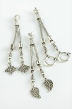 Karışık Tesbih Püskülü 1 Adet-Gümüş Rengi - Görsel 3