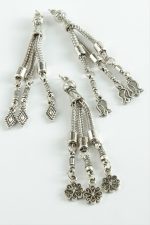 Karışık Tesbih Püskülü 1 Adet-Gümüş Rengi