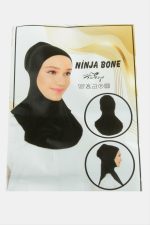 Boyunluklu Geçmeli Ninja Bone-Beyaz