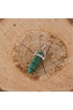 Malahit Point Kolye Ucu-Yeşil - Görsel 2