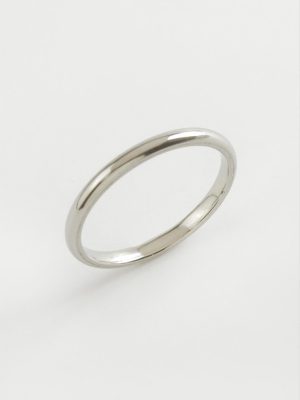 Alyans Lüks Çelik Yüzük 2 mm-8