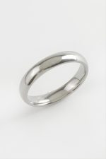 Alyans Lüks Çelik Yüzük 4 mm-20 - Görsel 2