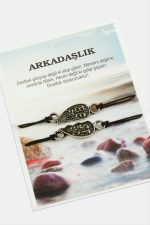 Best Friends Arkadaş Deri Bileklik-Siyah - Görsel 3