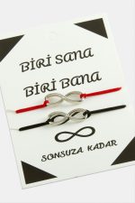 2 Adet Sonsuzluk İp Bileklik-Renkli