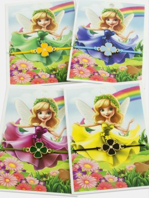 Çiçek İp Bileklik-Renkli