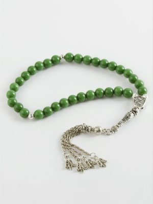 Ceyt Taşı Tesbih 8 mm-Yeşil