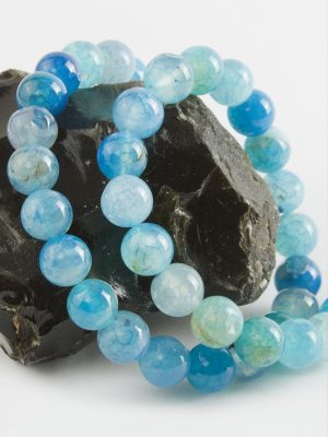 Akik Taşı 10 mm-Mavi