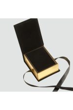 Kurdale Kadife Ahşap Lüx Set Kolye Kutusu-Lacivert - Görsel 2