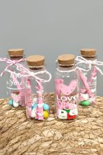 Fiyong Bağlamalı Dilek Şişesi-Pembe - Görsel 3