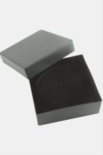 Plastik Çakmak Tesbih Saat Set Kutusu-Siyah