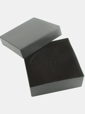 Plastik Çakmak Tesbih Saat Set Kutusu-Siyah