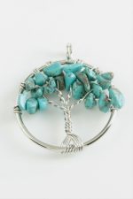 Turkuaz Kalp Doğaltaş Kolye Ucu-Turkuaz - Görsel 2