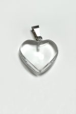 Kuvars Kalpli Doğaltaş Kolye Ucu-Şeffaf - Görsel 2