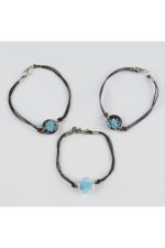 Çiçek Cam Bileklik-Renkli