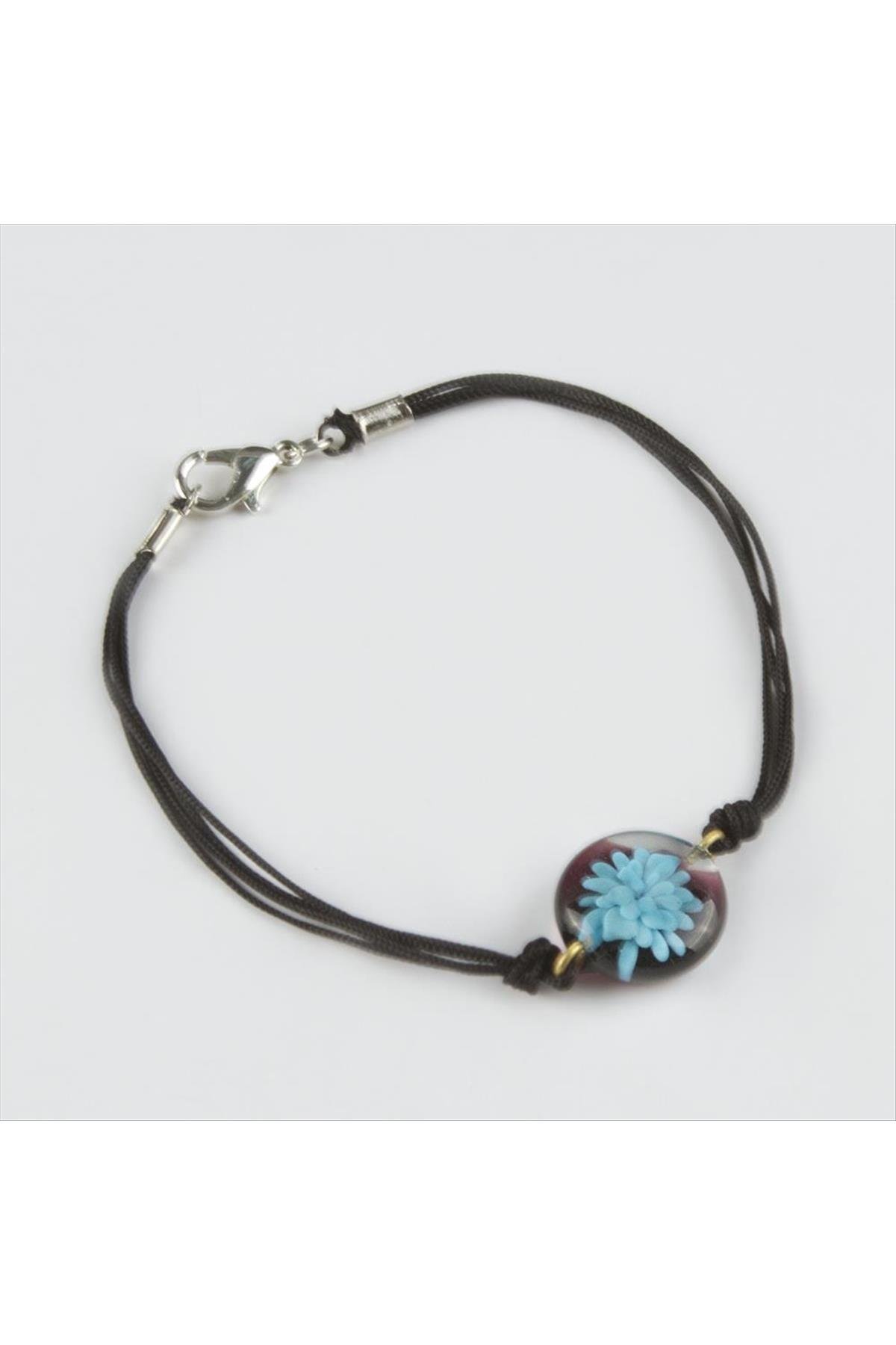 1205246_Cicek-Cam-Bileklik-903e.jpg Çiçek Cam Bileklik-Renkli - Görsel 2