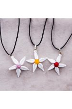 Papatya Cam Kolye-Renkli - Görsel 5