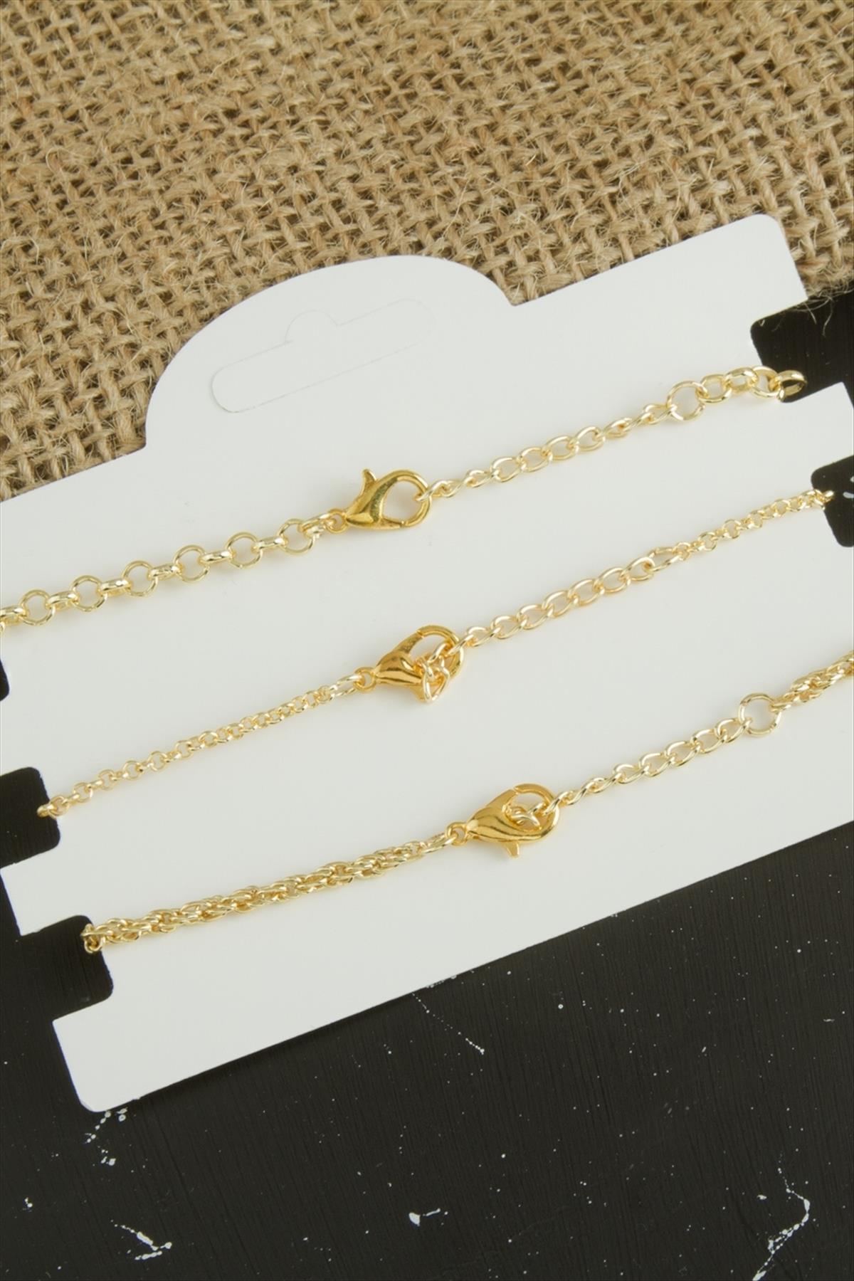 1205255_3-Adet-Papatya-Trend-Zincir-Bileklik-b096.jpg 3 Adet Papatya Trend Zincir Bileklik-Sarı - Görsel 2