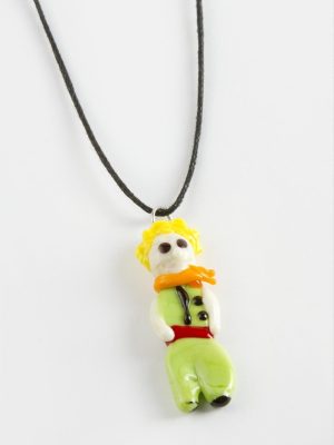 Prens Cam Kolye-Yeşil