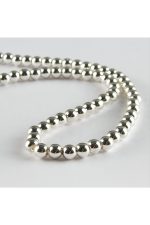 Hematit Taşı 6 mm-Gümüş Rengi - Görsel 3