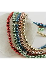 Hematit Taşı 6 mm-Altın Rengi