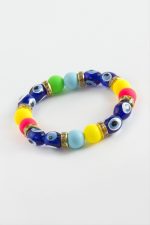 Boncuklu Çocuk Bileklik-Renkli - Görsel 2
