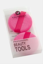 2 Adet Yuvarlak Makyaj Süngeri-Renkli