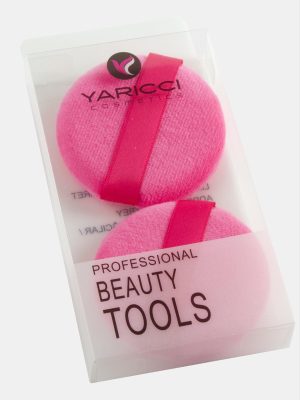 2 Adet Yuvarlak Makyaj Süngeri-Renkli