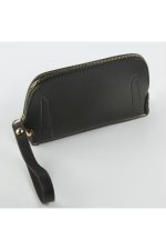 Siyah Dikdörtgen Deri Cüzdan-Siyah