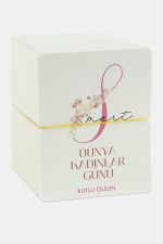 Dünya Kadınlar Günü Bileklik Kartı-Beyaz - Görsel 2