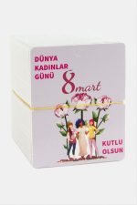 Dünya Kadınlar Günü Bileklik Kartı-Pembe