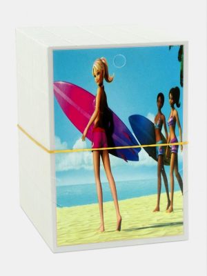 Sörf Desenli Bileklik Kartı-Mavi