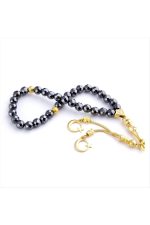 Hematit Doğaltaş Tesbih 8 mm-Antrasit