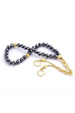 Hematit Doğaltaş Tesbih 8 mm-Antrasit - Görsel 2