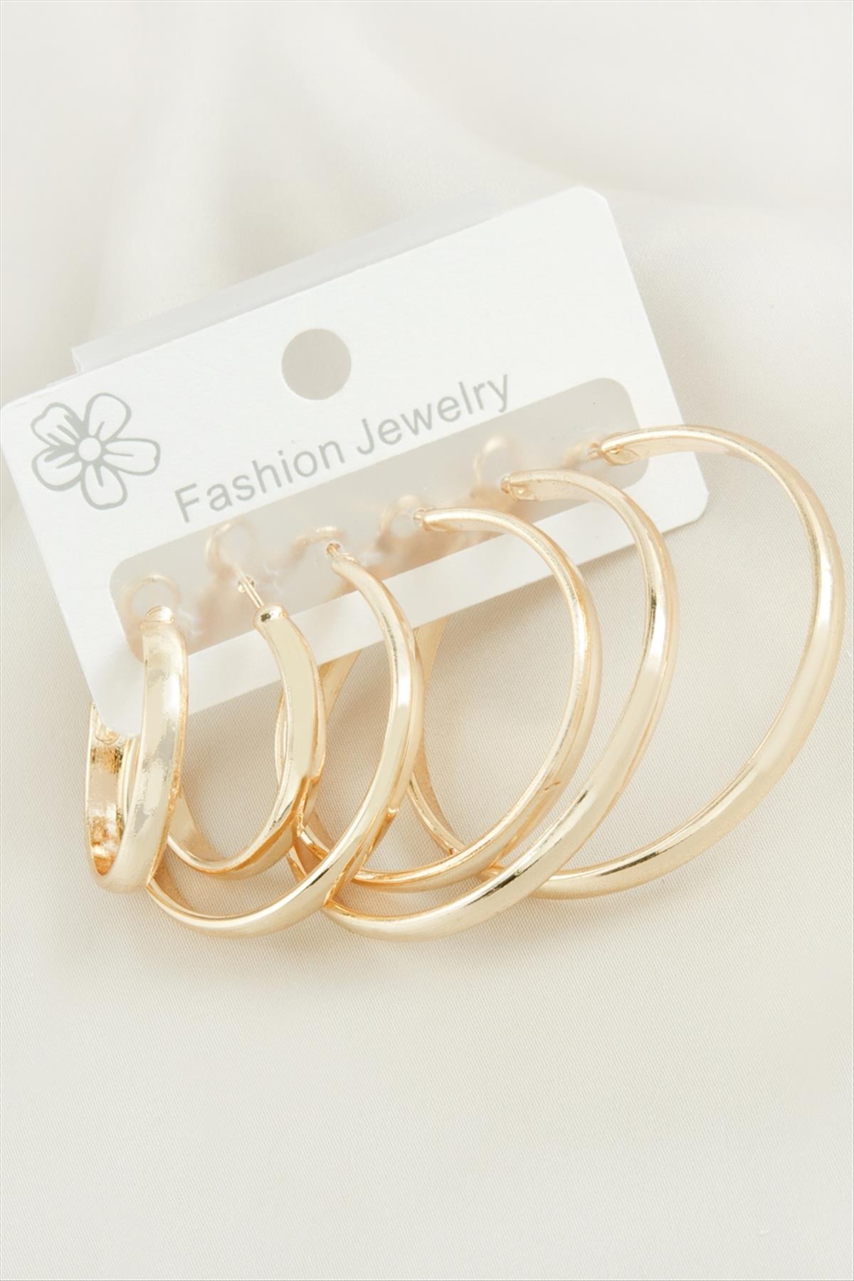 1205408_6-Adet-Metal-Halka-Kupe-cf40.jpg 6 Adet Metal Halka Küpe-Sarı - Görsel 1