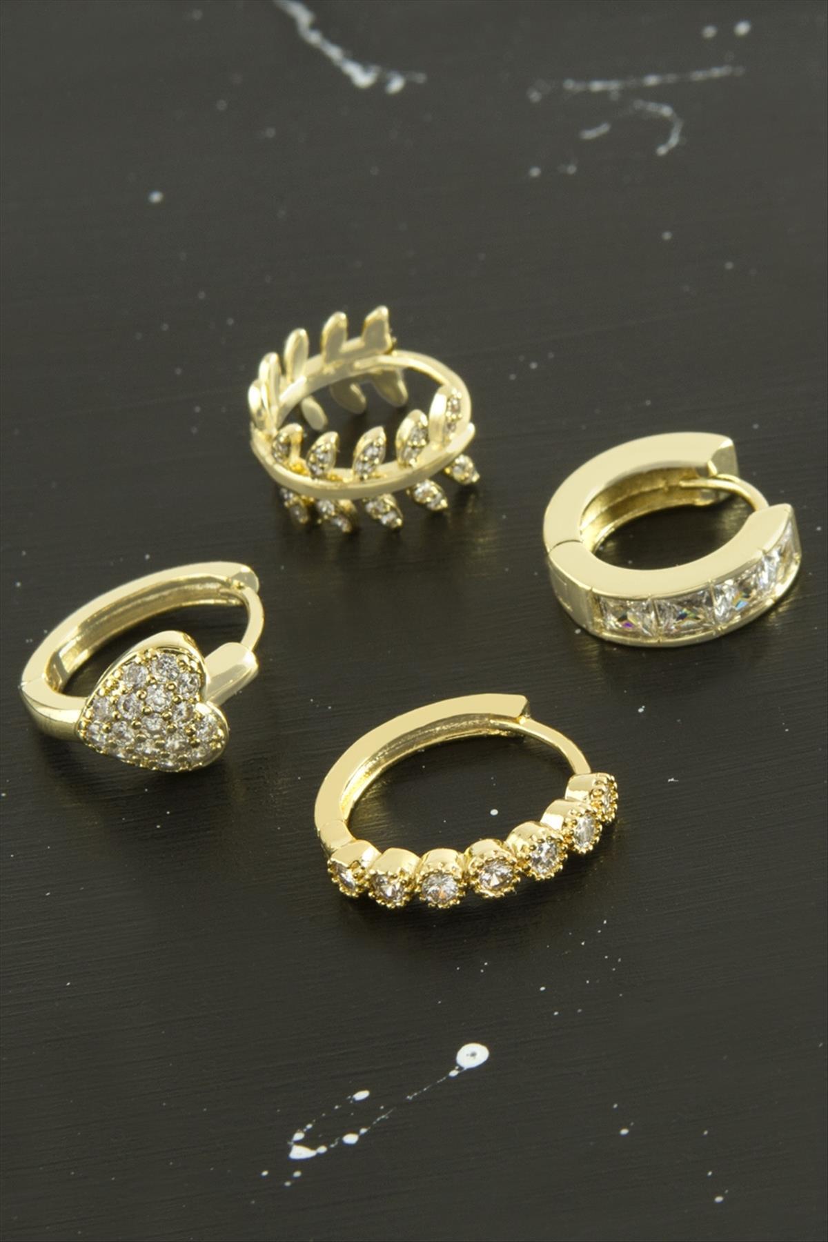 1205446_Karisik-Zirkon-Tasli-Halka-Piercing-1-Ad-9c20.jpg Tragus Zirkon Taşlı Halka Piercing 1 Adet-Gümüş Rengi - Görsel 1